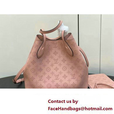 Louis Vuitton Mahina perforated calfskin leather Blossom MM Bag M21851 Rose Jasmin 2023