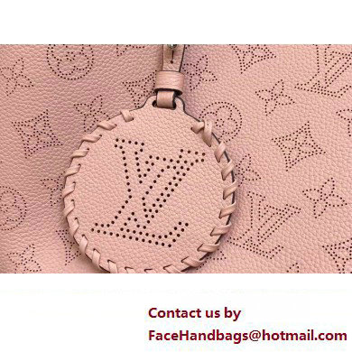 Louis Vuitton Mahina perforated calfskin leather Blossom MM Bag M21851 Rose Jasmin 2023