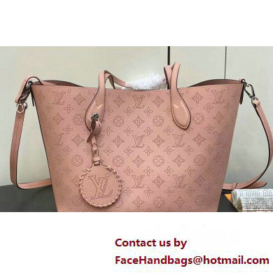 Louis Vuitton Mahina perforated calfskin leather Blossom MM Bag M21851 Rose Jasmin 2023