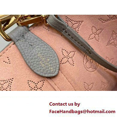 Louis Vuitton Mahina perforated calfskin leather Blossom MM Bag M23387 Flight Mode Gray 2023