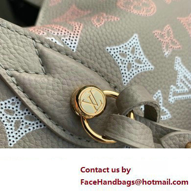 Louis Vuitton Mahina perforated calfskin leather Blossom PM Bag M23758 Flight Mode Gray 2023