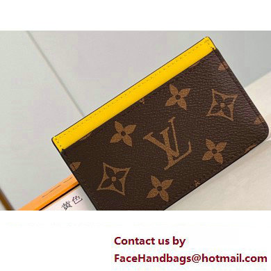 Louis Vuitton Monogram Canvas Card Holder PM M82871 Yellow 2024 - Click Image to Close