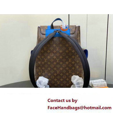 Louis Vuitton Monogram Canvas Christopher MM Backpack Bag M46813 Blue 2024