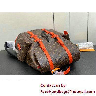 Louis Vuitton Monogram Canvas Christopher MM Backpack Bag M46814 Orange 2024