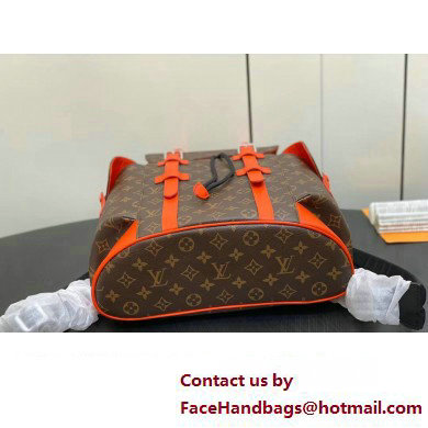 Louis Vuitton Monogram Canvas Christopher MM Backpack Bag M46814 Orange 2024