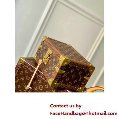 Louis Vuitton Monogram Canvas Coffret Tresor 24 Treasure Case Bag M10137 Tournesol Yellow