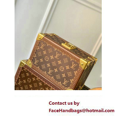 Louis Vuitton Monogram Canvas Coffret Tresor 24 Treasure Case Bag M10137 Tournesol Yellow