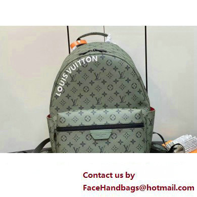 Louis Vuitton Monogram Canvas Discovery Backpack PM Bag M46802 Khaki Green/Vermillion Red 2023