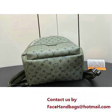 Louis Vuitton Monogram Canvas Discovery Backpack PM Bag M46802 Khaki Green/Vermillion Red 2023