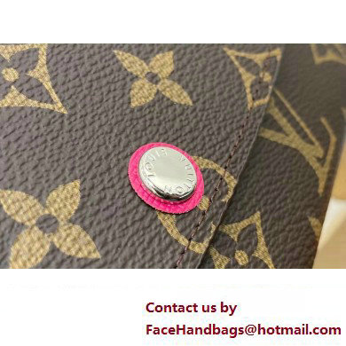 Louis Vuitton Monogram Canvas Emilie Wallet Fuchsia 2024