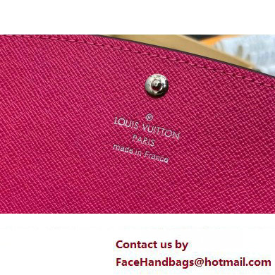 Louis Vuitton Monogram Canvas Emilie Wallet Fuchsia 2024