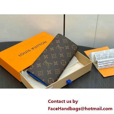 Louis Vuitton Monogram Canvas Emilie Wallet M82919 Blue 2024