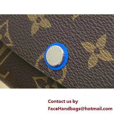 Louis Vuitton Monogram Canvas Emilie Wallet M82919 Blue 2024