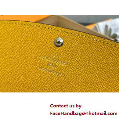 Louis Vuitton Monogram Canvas Emilie Wallet M82920 Yellow 2024