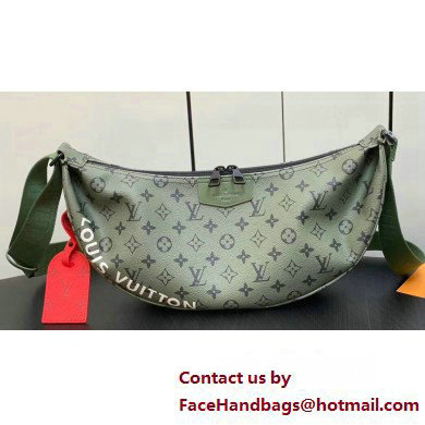 Louis Vuitton Monogram Canvas Hamac Bag M23779 Khaki Green/Vermillion Red 2023