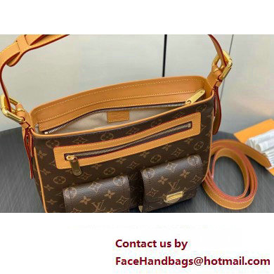 Louis Vuitton Monogram Canvas Hudson GM Shoulder Bag M40025 2023