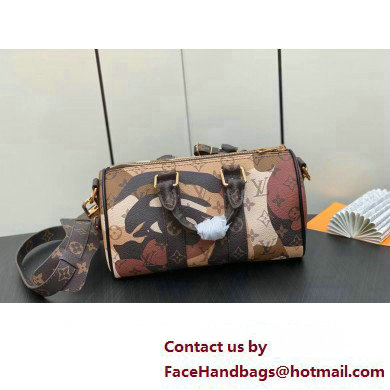 Louis Vuitton Monogram Canvas Keepall Bandouliere 25 Bag M46678 Brown 2023