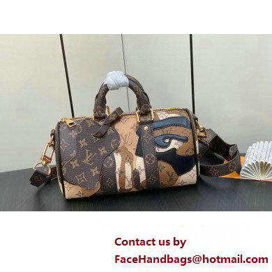 Louis Vuitton Monogram Canvas Keepall Bandouliere 25 Bag M46678 Brown 2023