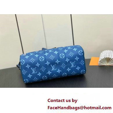 Louis Vuitton Monogram Canvas Keepall Bandouliere 25 Bag M46803 Atlantic Blue 2023