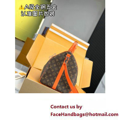 Louis Vuitton Monogram Canvas Keepall Bandouliere 50 Bag M46770 Orange 2024 - Click Image to Close