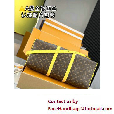 Louis Vuitton Monogram Canvas Keepall Bandouliere 50 Bag M46771 Yellow 2024