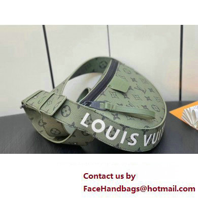 Louis Vuitton Monogram Canvas LV Moon Crossbody Bag M23838 Khaki Green/Vermillion Red 2023