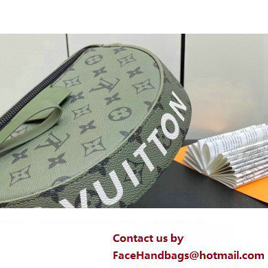 Louis Vuitton Monogram Canvas LV Moon Crossbody Bag M23838 Khaki Green/Vermillion Red 2023