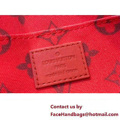 Louis Vuitton Monogram Canvas LV Moon Crossbody Bag M23838 Khaki Green/Vermillion Red 2023