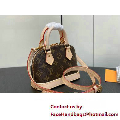 Louis Vuitton Monogram Canvas Nano Alma Bag M82717 Brown 2023 - Click Image to Close