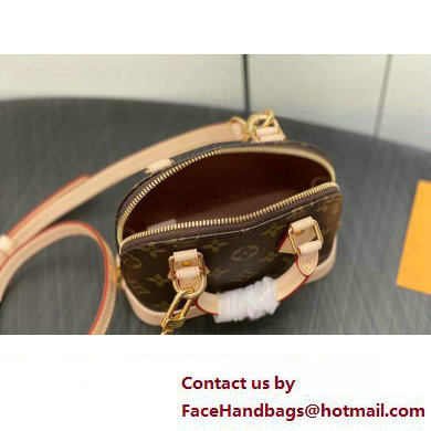 Louis Vuitton Monogram Canvas Nano Alma Bag M82717 Brown 2023