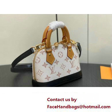 Louis Vuitton Monogram Canvas Nano Alma Bag M82717 White 2023 - Click Image to Close