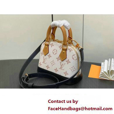 Louis Vuitton Monogram Canvas Nano Alma Bag M82717 White 2023