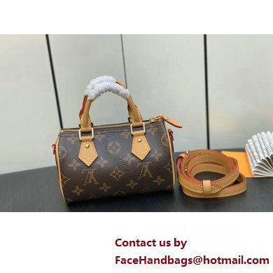 Louis Vuitton Monogram Canvas Nano Speedy Bag M82624 2023 - Click Image to Close