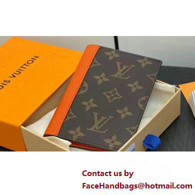 Louis Vuitton Monogram Canvas Passport Cover M82863 Orange 2024 - Click Image to Close