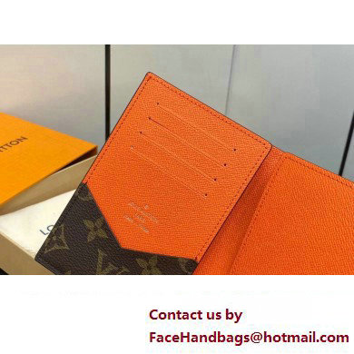 Louis Vuitton Monogram Canvas Passport Cover M82863 Orange 2024