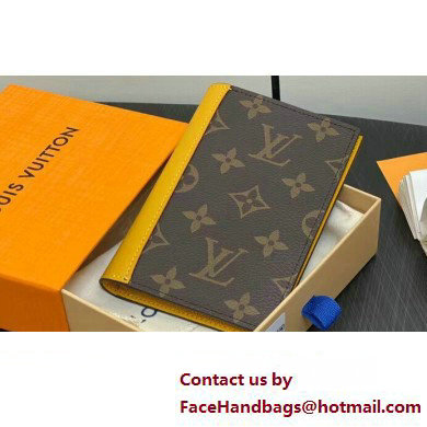 Louis Vuitton Monogram Canvas Passport Cover M82864 Yellow 2024 - Click Image to Close