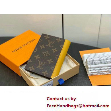 Louis Vuitton Monogram Canvas Passport Cover M82864 Yellow 2024