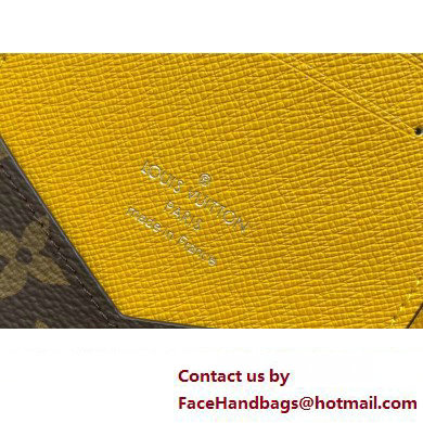 Louis Vuitton Monogram Canvas Passport Cover M82864 Yellow 2024