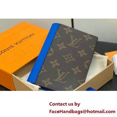 Louis Vuitton Monogram Canvas Passport Cover M82865 Blue 2024 - Click Image to Close