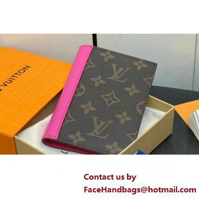 Louis Vuitton Monogram Canvas Passport Cover M82866 Fuchsia 2024