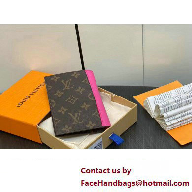 Louis Vuitton Monogram Canvas Passport Cover M82866 Fuchsia 2024