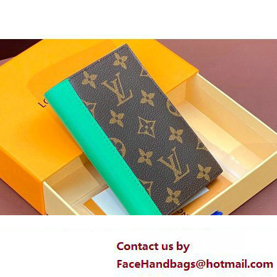 Louis Vuitton Monogram Canvas Passport Cover M82867 Green 2024