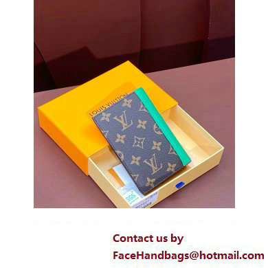 Louis Vuitton Monogram Canvas Passport Cover M82867 Green 2024