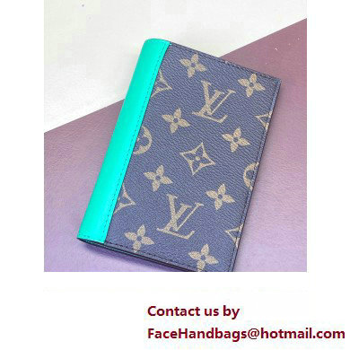 Louis Vuitton Monogram Canvas Passport Cover M82867 Green 2024