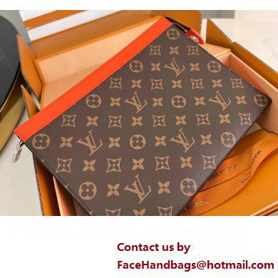 Louis Vuitton Monogram Canvas Pochette Voyage MM Bag M82855 Orange 2024