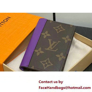 Louis Vuitton Monogram Canvas Pocket Organizer Wallet Purple 2024 - Click Image to Close