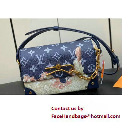 Louis Vuitton Monogram Canvas Steamer Messenger Bag M82900 Blue 2023