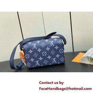 Louis Vuitton Monogram Canvas Steamer Messenger Bag M82900 Blue 2023