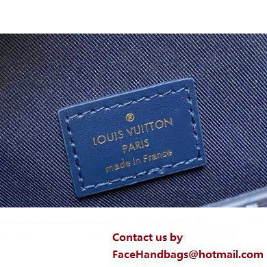 Louis Vuitton Monogram Canvas Steamer Messenger Bag M82900 Blue 2023