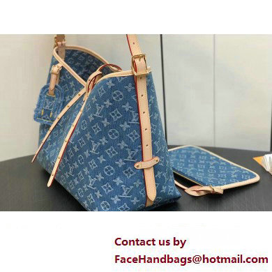 Louis Vuitton Monogram Denim Carry All Bag M46855 2024